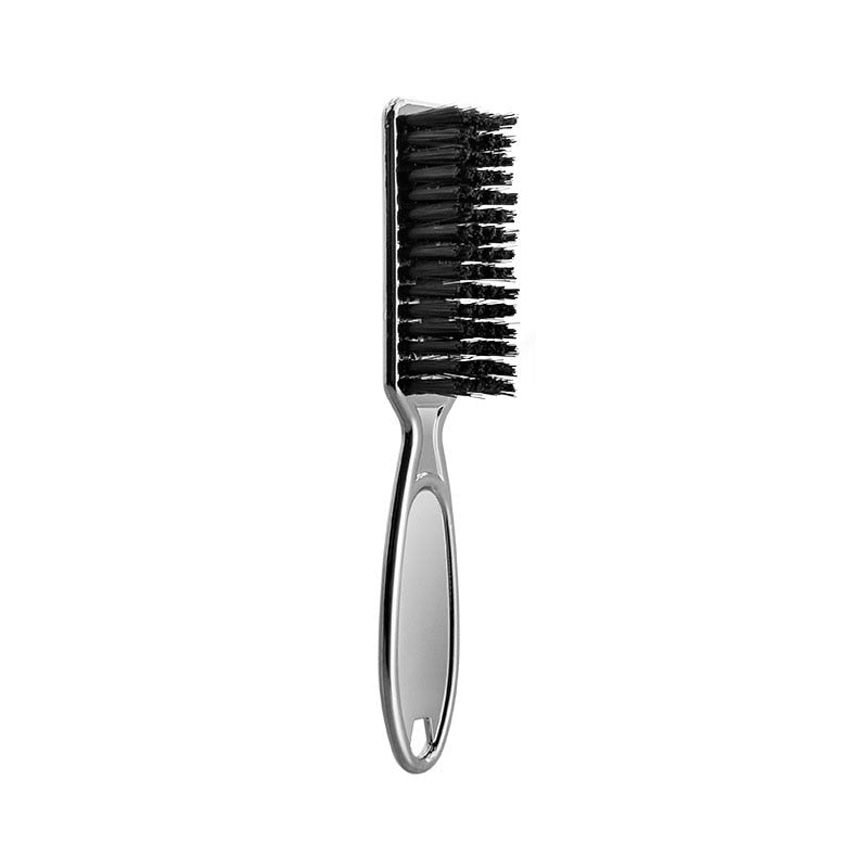 Plastic Handle Hairdressing Soft Hair Cleaning Brush Barber Neck Duster Broken Hair Remove Comb Hair Styling Tools Comb Gold