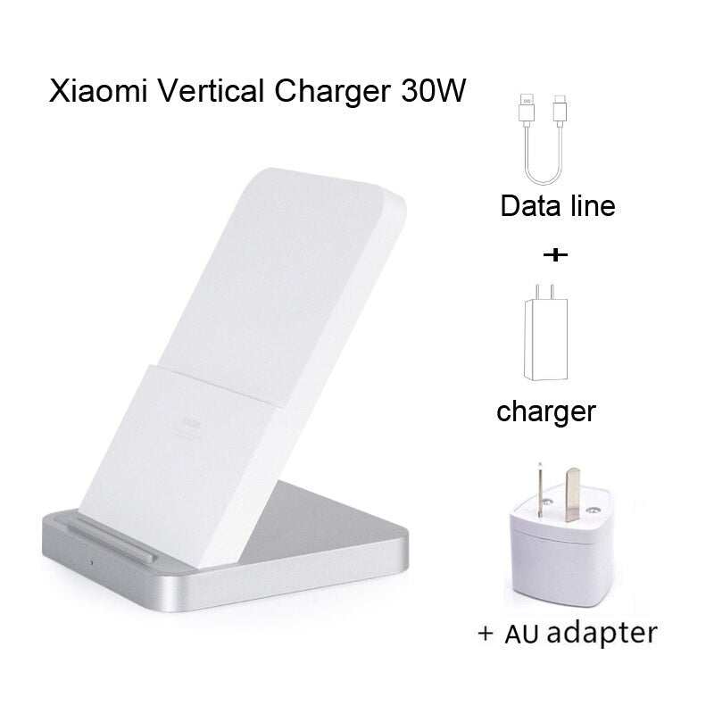 Xiaomi 55W/30W Wireless Charger Max Vertical air-cooled wireless charging Support Fast Charger For Xiaomi 10 For Iphone