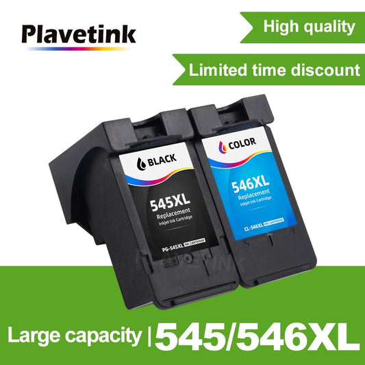 Plavetink 545XL 546XL ink cartridge For Ink RemanufacturedFor Canon PG545 CL546 PG 545 CL546 Pixma MG2555s MG2900 MG2950 printer