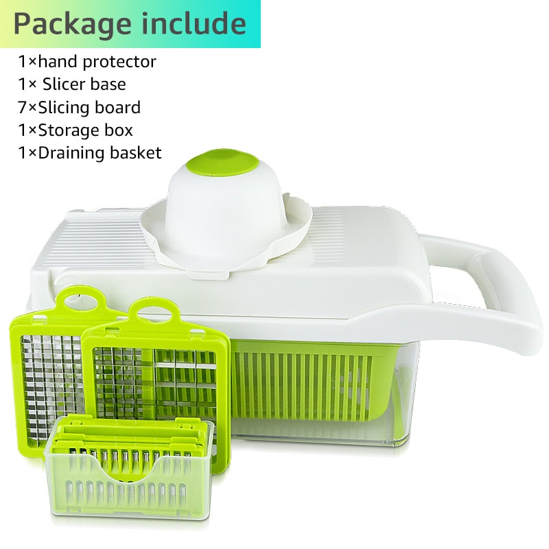 vegetable cutter multifunctional Slicer Fruit  Potato Peeler Carrot Grater Kitchen accessories basket vegetable slicer