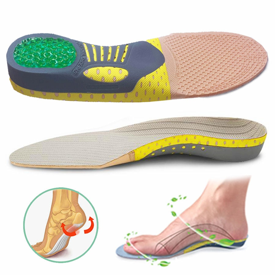 Orthopedic Insoles Orthotics Flat Foot Health Sole Pad For Shoes Insert Arch Support Pad For Plantar fasciitis Feet Care Insoles