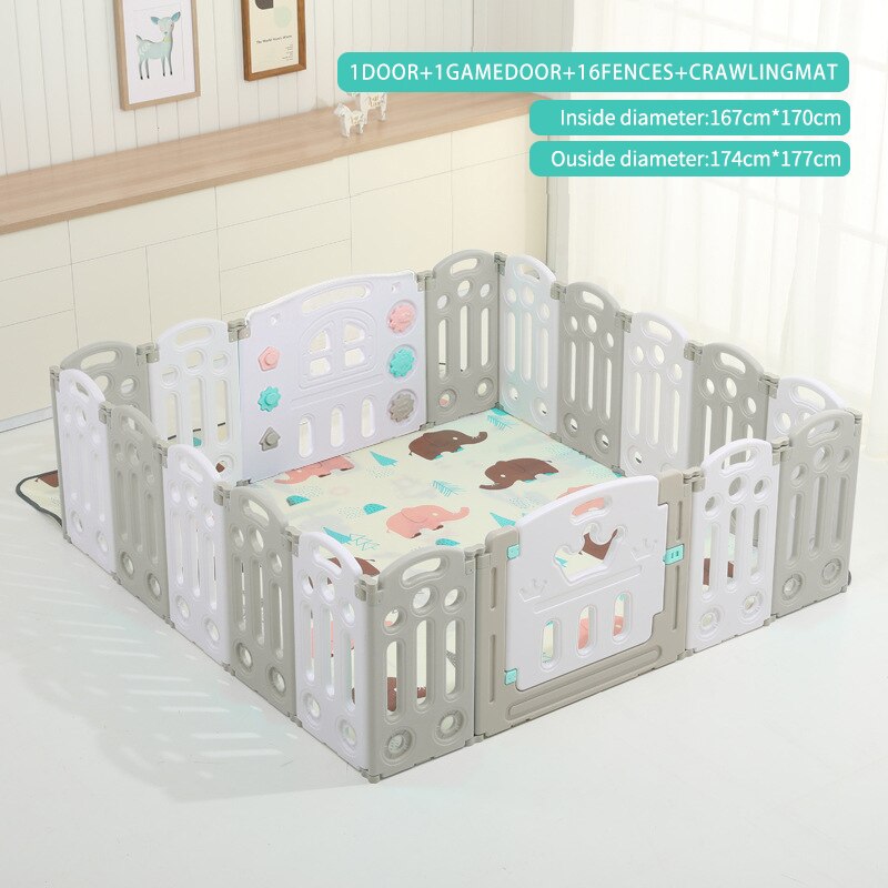 Super Luxury Baby Playpen With Free Mat Kid Playpen for Children Indoor Baby Playground Kids Ball Pit Playpen Kid Ball Pool Pit