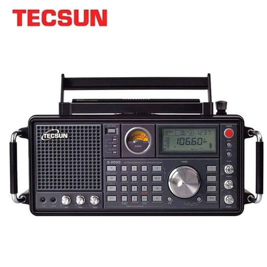 TECSUN S-2000 HAM Portable Radio SSB Dual Conversion PLL FM/MW/SW/LW Air Band Amateur 87-108MHz/76-108 MHz Internet Radio