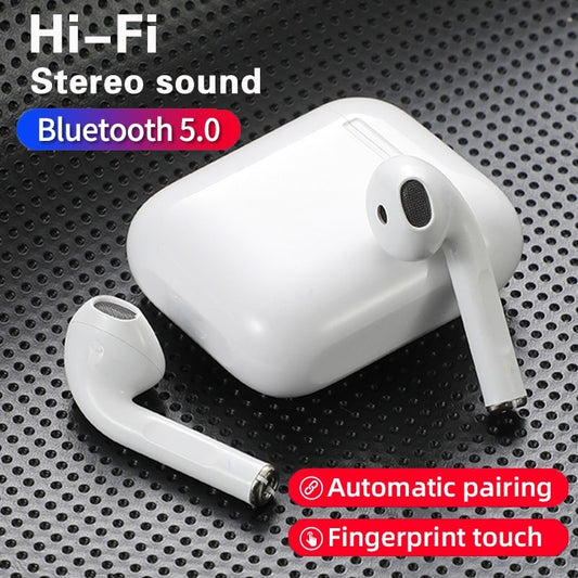 Original i12 tws Stereo Wireless 5.0 Bluetooth Earphone Earbuds Headset With Charging Box For iPhone Android Xiaomi smartphones