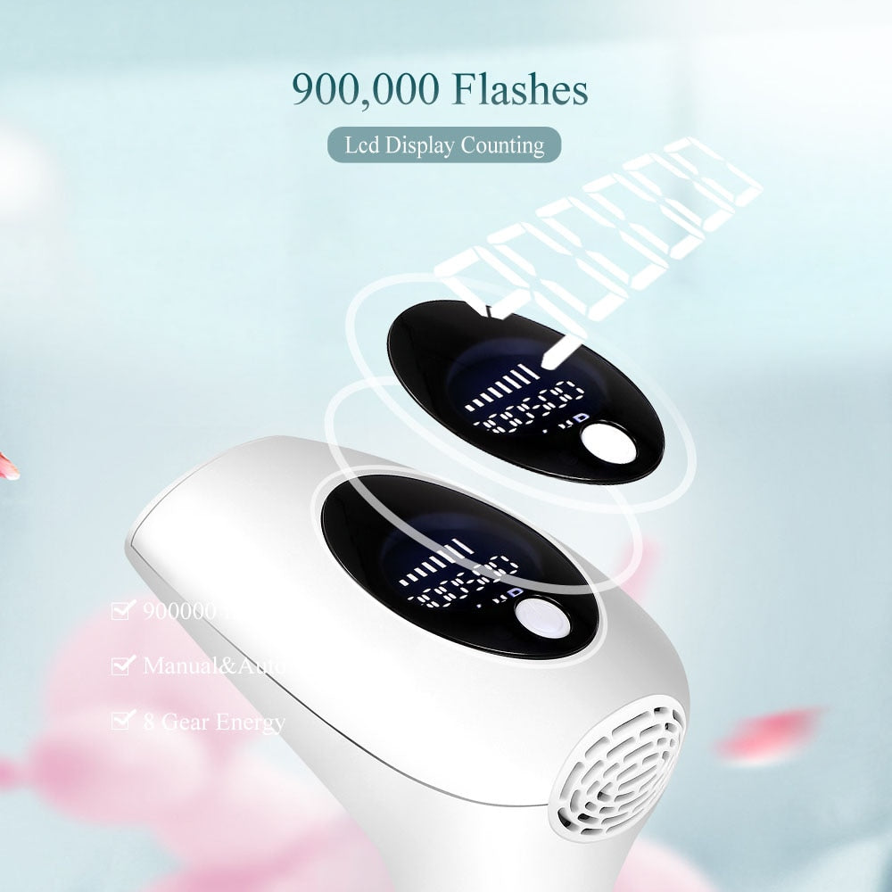 Professional IPL Laser Epilator Women Laser Hair Removal Female Pulsed Light Electric Depilatory Device For Facial Body Bikini