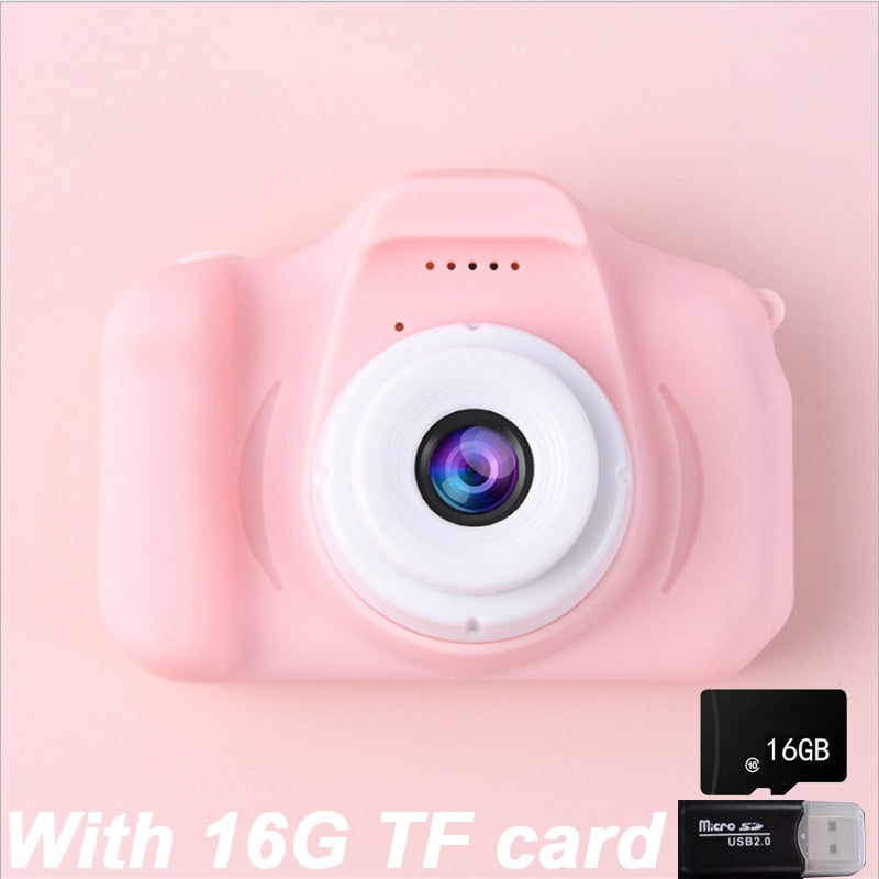 Children's Camera Waterproof 1080P HD Screen Camera Video Toy 8 Million Pixel Kids Cartoon Cute Camera Outdoor Photography Toy