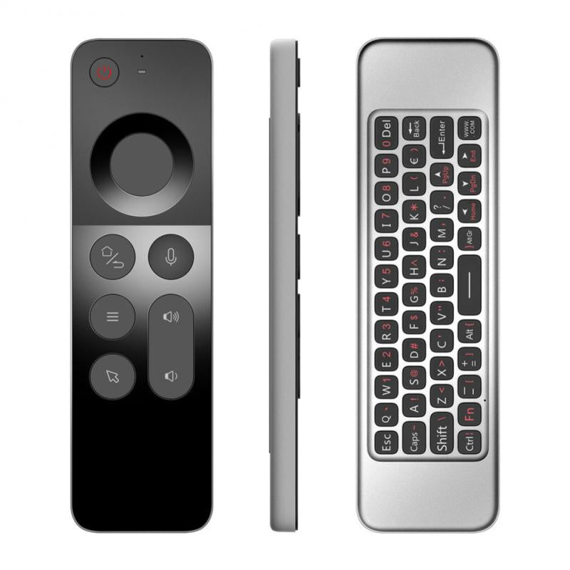 2.4G Wireless Voice Air Mouse Remote Control Controller With Gyro Sensing Game Keyboard For X96 H96 MAX A95X F3 Android TV Box