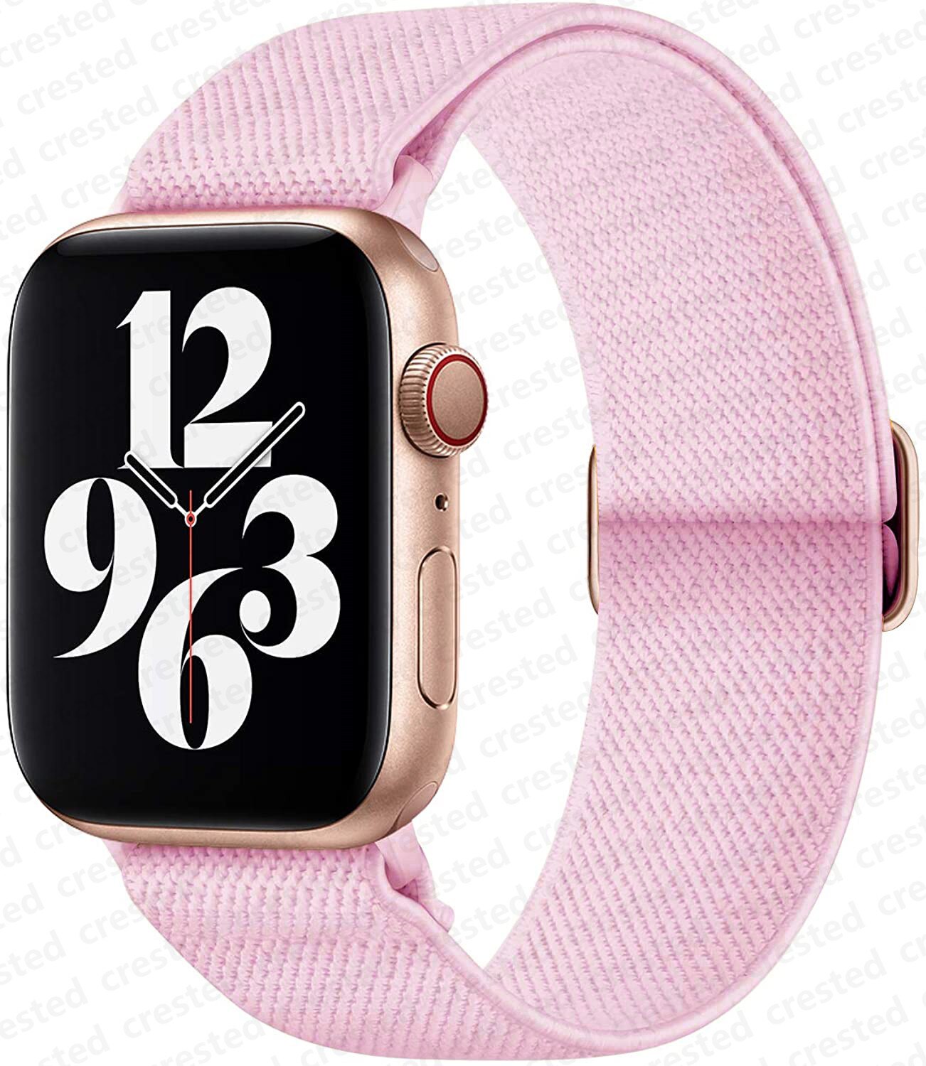 Scrunchie Strap for Apple watch band 40mm 44mm 45mm 41mm 38mm 42mm Elastic Nylon solo Loop bracelet iWatch serie 3 4 5 6 se 7