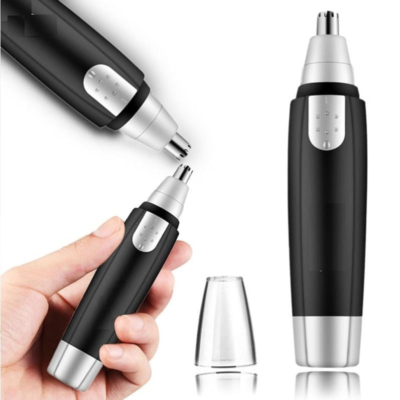 Electric Nose Hair Trimmer Men Women Ear Razor Removal Shaving Tool Face Care（Not Including Battery）