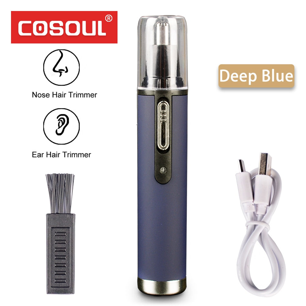 Nose Hair Trimmer Electric Rechargeable Nose Trimmer Men Shaver Razor Women Epilator Cutter Waterproof