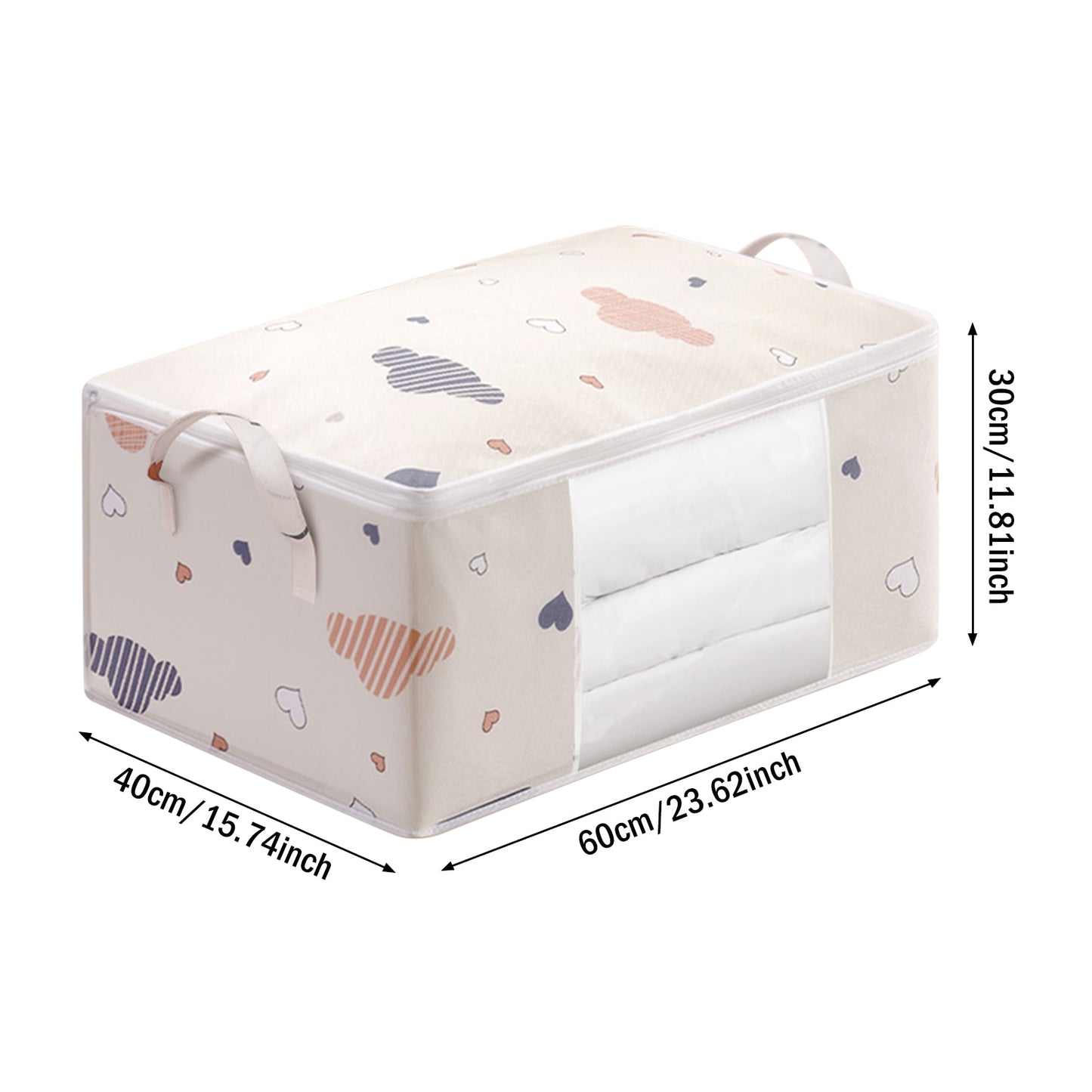 Clothes organizer Foldable Comforter Storage Bag Household Clothing Storage Box Dustproof Quilt Storage bolsas de almacenamiento