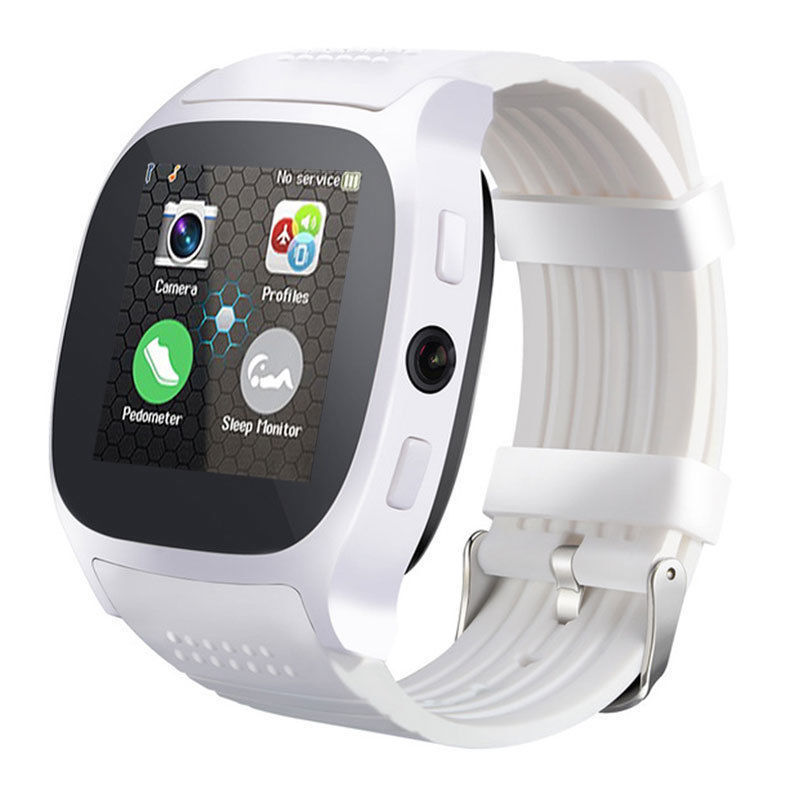 T8  Smartwatch Intelligent Bluetooth Sport Smart Watch T8 Pedometer For Phone Android Wrist Watch Support SIM TF Card Call