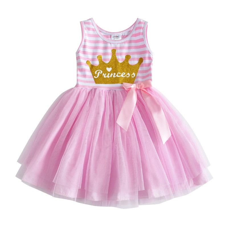 Vestido Infantil Kids Summer Princess Dress Girls Performance Costumes Children Birthday Party School Casual Unicorn Dresses