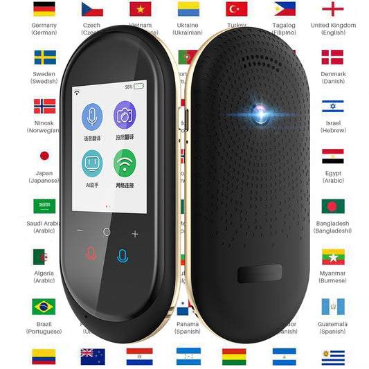 Portable Language Translator Voice Photo Translation Two-way Translation Multi-language Portable Smart Voice Translator