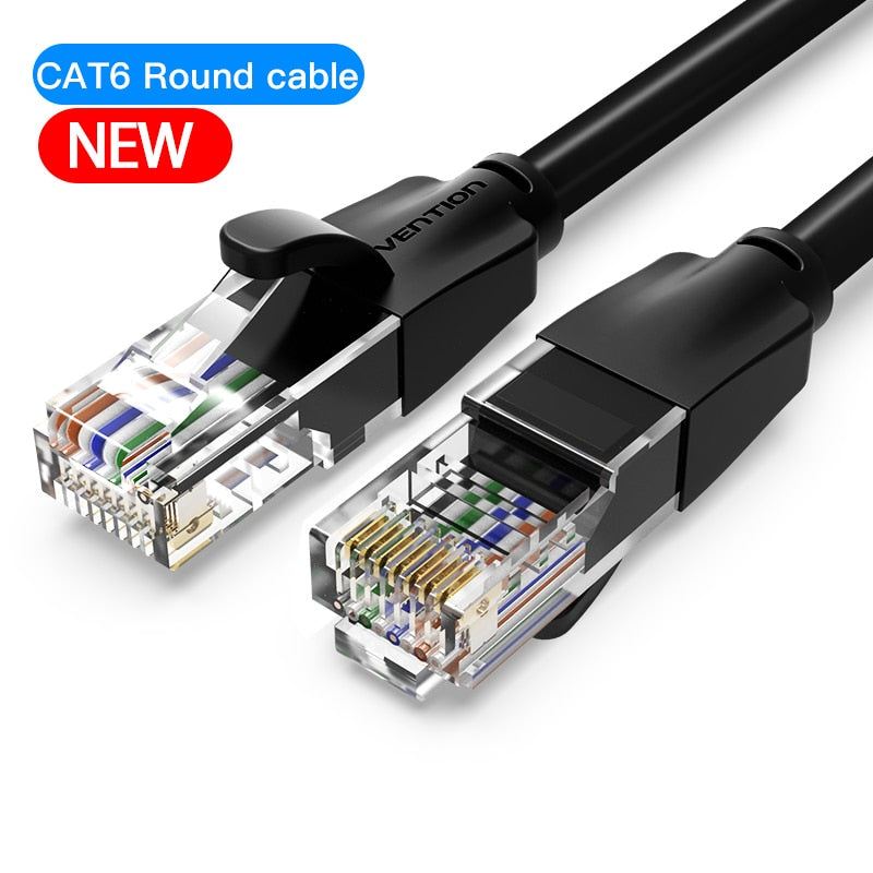 Vention Ethernet Cable Cat6 Lan Cable UTP RJ45 Network Patch Cable 10m 15m For PS PC Internet Modem Router Cat 6 Cable Ethernet