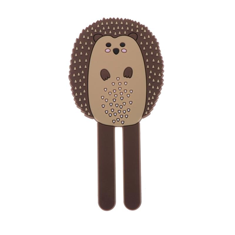 Cute Magnetic Hooks Removable Fridge Sticker Refrigerator Message Magnet Coat Hanger Key Holder Storage Hook (Hedgehog)