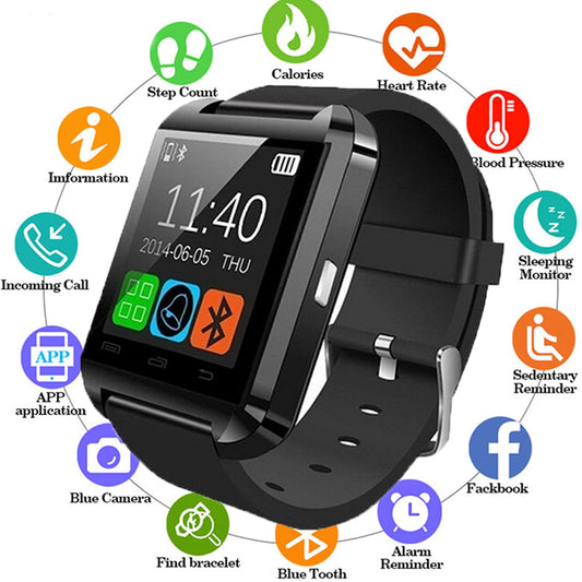 Smartwatch Bluetooth Smart Watch U8 For iPhone IOS Android Smart Phone Wear Clock Wearable Device Smartwatch PK GT08 DZ09 A1