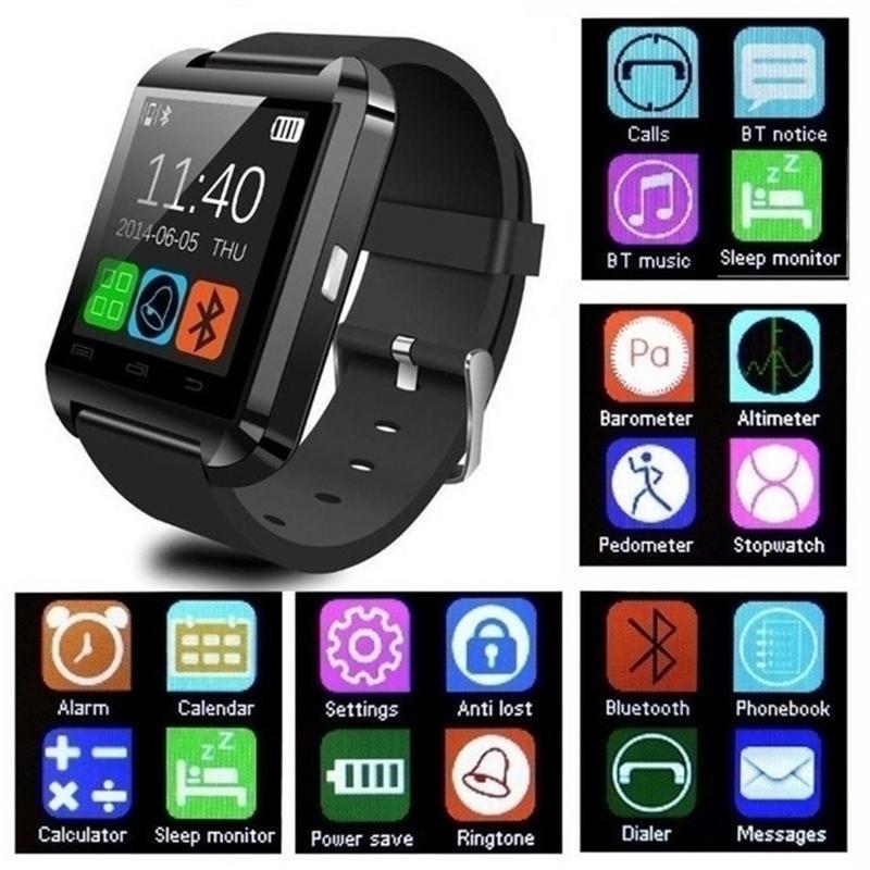 Smartwatch Bluetooth Smart Watch U8 For iPhone IOS Android Smart Phone Wear Clock Wearable Device Smartwatch PK GT08 DZ09 A1