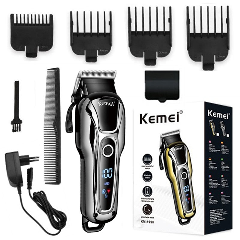 Original 2 speed professional hair trimmer for men hairdressing kemei hair clipper pro electric hair cutting machine