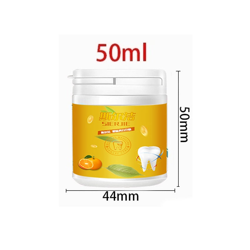 Whitening Tooth Powder 50g, Remove Smoke Stains, Coffee , Tea , Freshen Dad Breath, Oral Hygiene, Dental Care