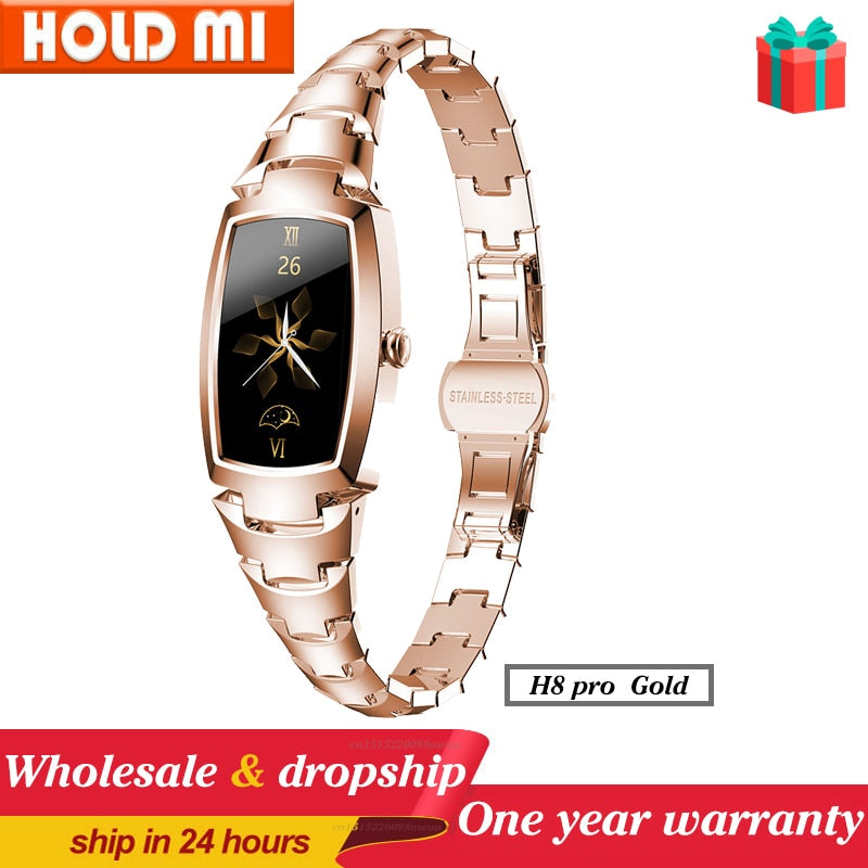 2021 H8 and H8 pro Women Smartwatch Heart Rate Monitor Blood Pressure Smart watch Band  Fitness Tracker lady bracelet Wristband