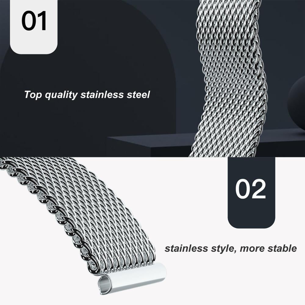 Strap For Xiaomi Mi Band 6 5 Wrist Metal Bracelet Screwless Stainless Steel MIband for Mi Band 6 5 Strap Wristbands Pulseira