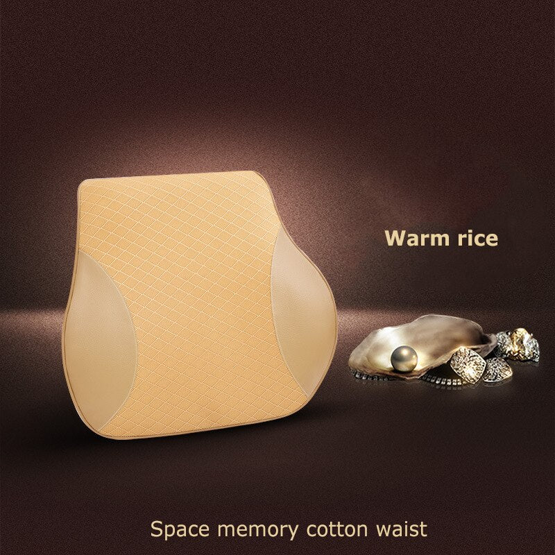 Car Seat Headrest Auto Memory Foam Pillow Car Neck Pillow Seat Head Support Lumbar Support For Office Chair Cushion For Car Auto