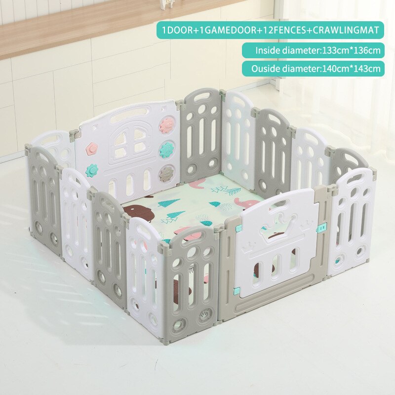 Super Luxury Baby Playpen With Free Mat Kid Playpen for Children Indoor Baby Playground Kids Ball Pit Playpen Kid Ball Pool Pit