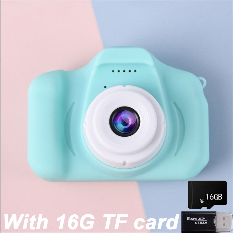 Children's Camera Waterproof 1080P HD Screen Camera Video Toy 8 Million Pixel Kids Cartoon Cute Camera Outdoor Photography Toy