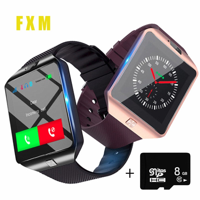 Big Screen Bluetooth Smart Watch Men DZ09 Relojes Smartwatch Relogios TF SIM Camera For IOS iPhone Samsung Huawei Android Phone