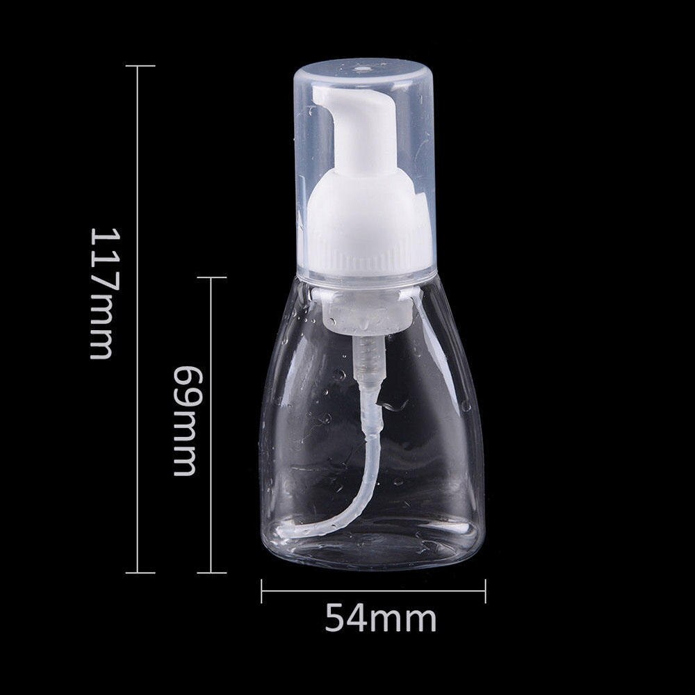 1 PC Clear Foaming Bottle Foaming Soap Dispenser Pump Soap Mousses Liquid Dispenser Shampoo Lotion Shower Gel Foam Bottles 250ml