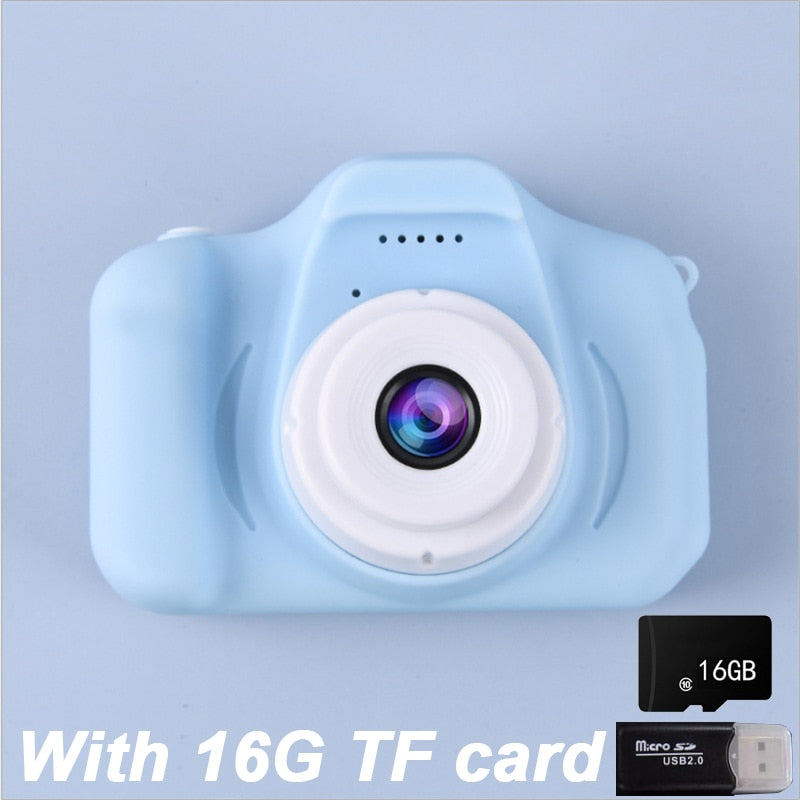 Children's Camera Waterproof 1080P HD Screen Camera Video Toy 8 Million Pixel Kids Cartoon Cute Camera Outdoor Photography Toy