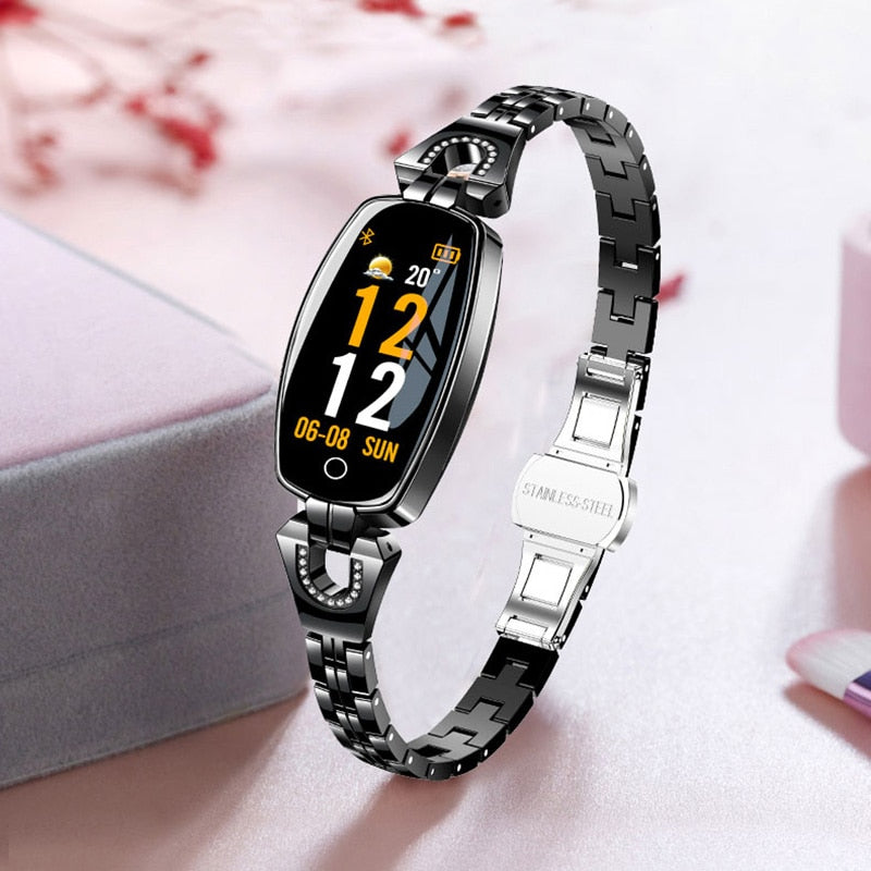 2021 H8 and H8 pro Women Smartwatch Heart Rate Monitor Blood Pressure Smart watch Band  Fitness Tracker lady bracelet Wristband