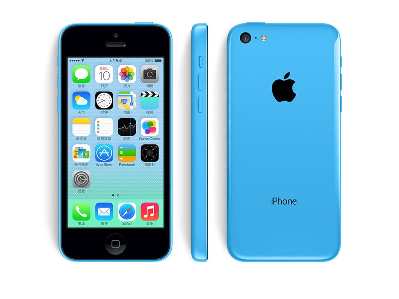 Original Apple iPhone 5C 3G Mobile Phone 4.0 Display Dual Core CellPhone 8GB/16GB/32GB ROM WCDMA Used WIFI GPS IOS SmartPhone