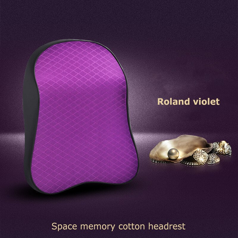 Car Seat Headrest Auto Memory Foam Pillow Car Neck Pillow Seat Head Support Lumbar Support For Office Chair Cushion For Car Auto