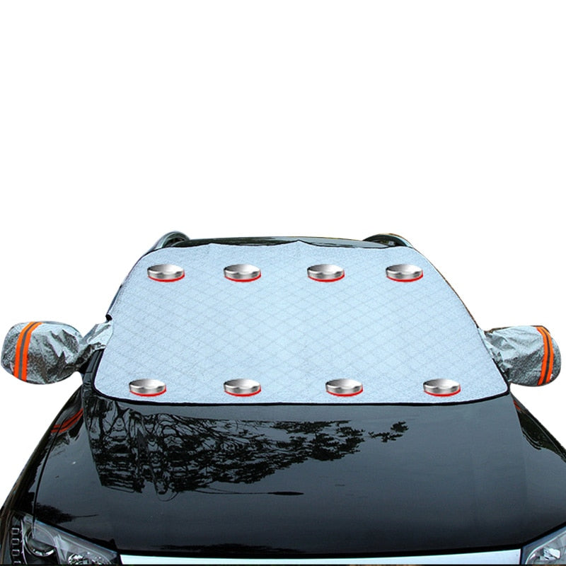 Car Snow Cover Car Cover Windshield Sunshade Outdoor Waterproof Anti Ice Frost Auto Protector Winter Automobiles Exterior Cover