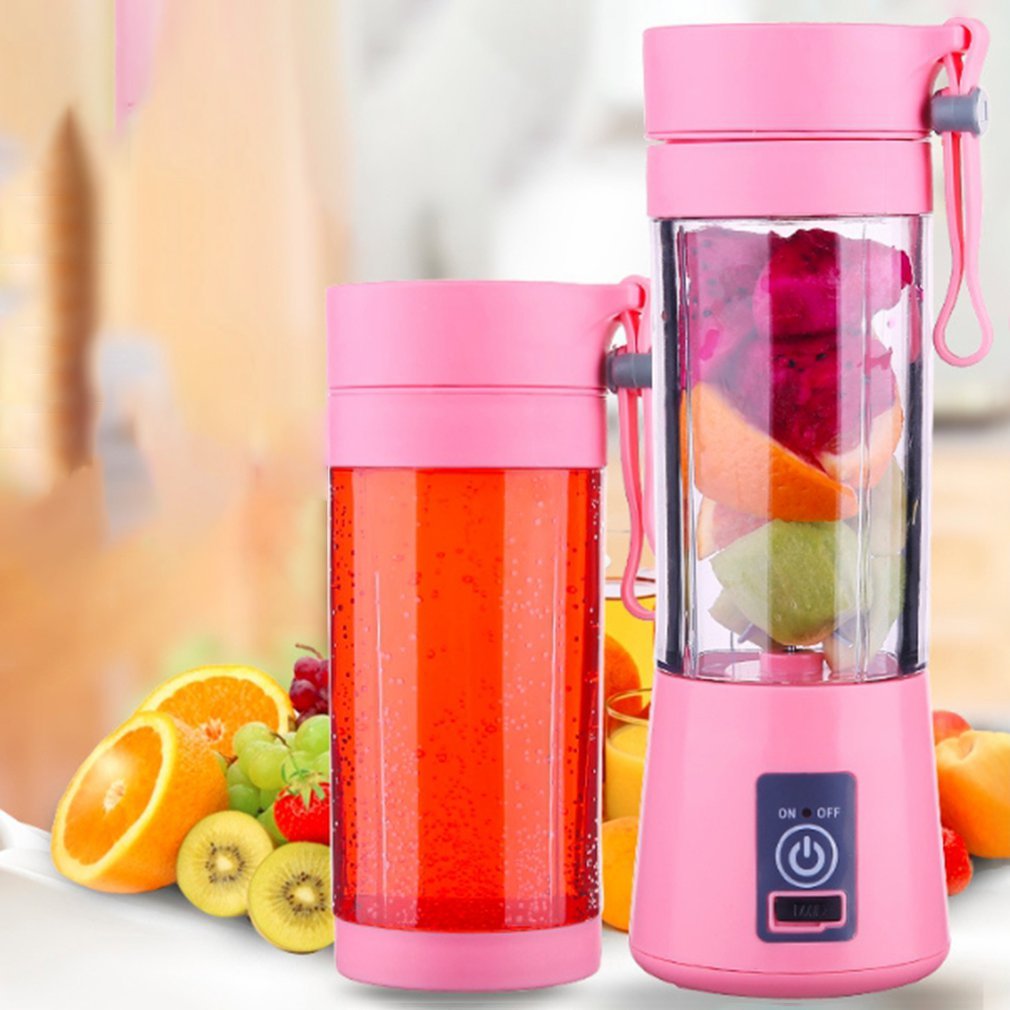 Rechargeable Mixer USB Electric Fruit Juicer Handheld Smoothie Maker Blender Stirring Mini Portable Food Processor Squeezer