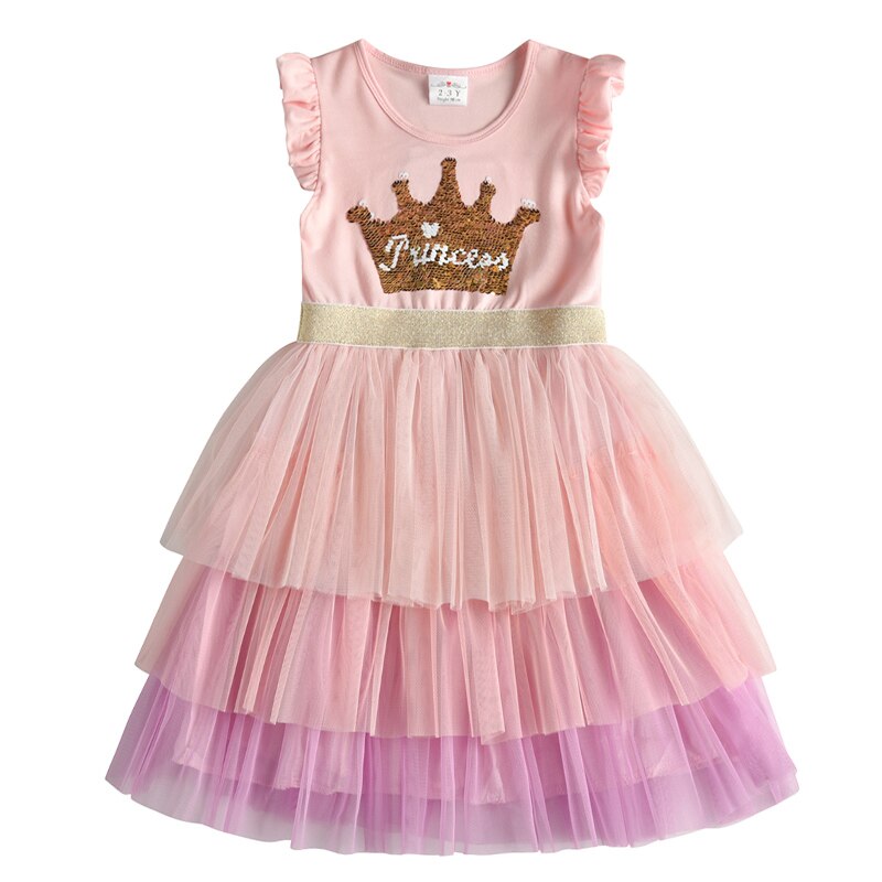 Vestido Infantil Kids Summer Princess Dress Girls Performance Costumes Children Birthday Party School Casual Unicorn Dresses