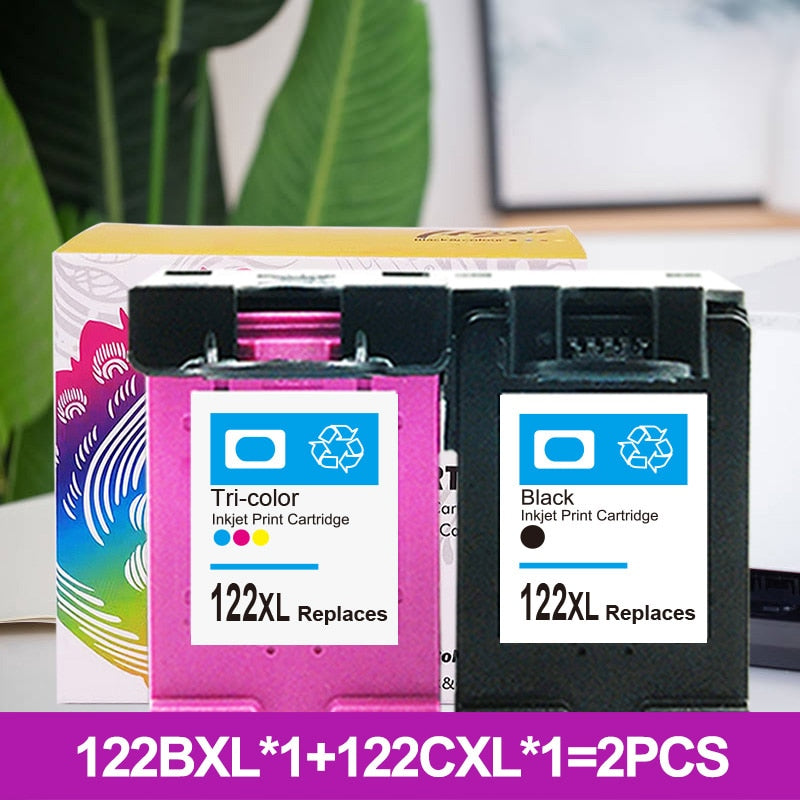 Hicor Remanufactured 122 XL Replacement for HP 122XL Ink Cartridge for Deskjet 1000 2050 3050 Laser Printer