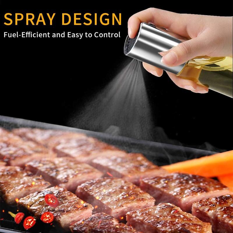 2/4pcs Kitchen BBQ Baking Olive Oil Spray Bottle Spray Bottle Water Pump Grill Bottle Vinegar Bottle Oil Dispenser Cookware Tool