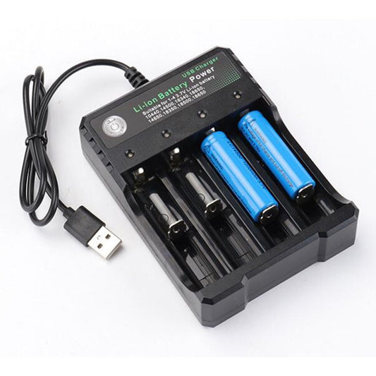 New 4.2V 18650 Charger Li-ion battery USB Independent Charging Portable Electronic 18650 18500 16340 14500 26650 Battery Charger