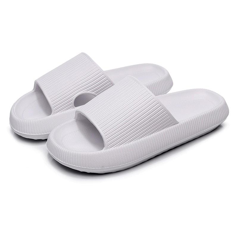 Thick Platform Horsehold Cloud Slippers Women Indoor Bathroom Slides Soft EVA Anti-Slip Home Floor Slides Ladies Summer Shoes