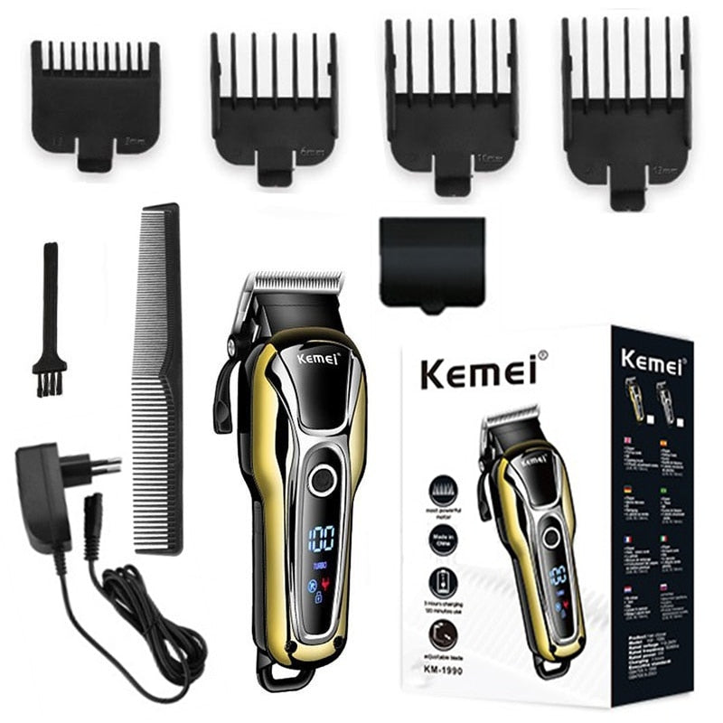 Original 2 speed professional hair trimmer for men hairdressing kemei hair clipper pro electric hair cutting machine