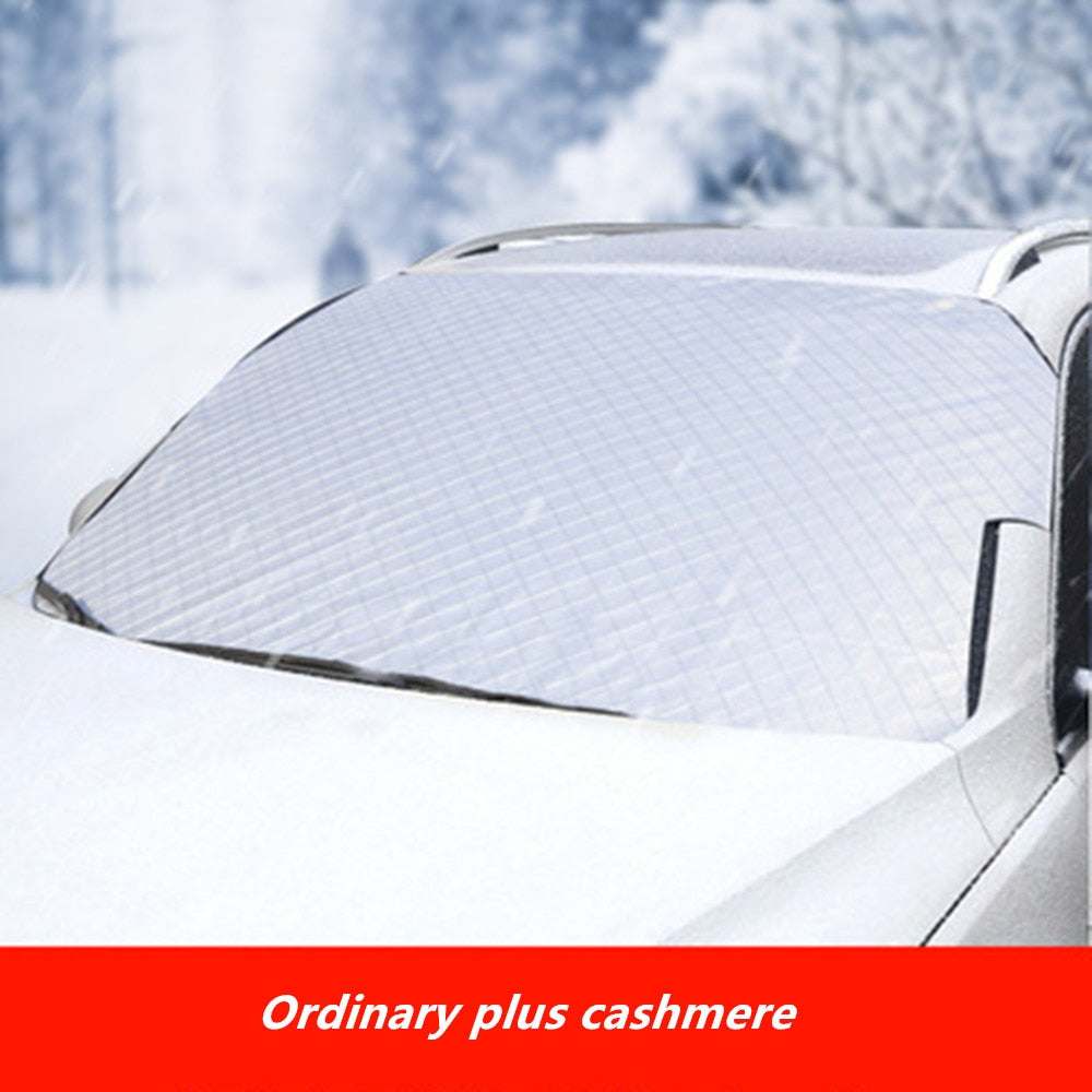 Car Styling Sunshade Snow Ice Shiled Car Windshield Snow Sun Shade Waterproof Protector Cover Car Front Windscreen Cover