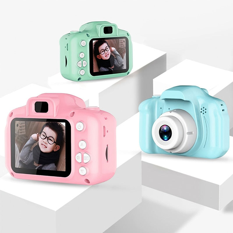 Children's Camera Waterproof 1080P HD Screen Camera Video Toy 8 Million Pixel Kids Cartoon Cute Camera Outdoor Photography Toy