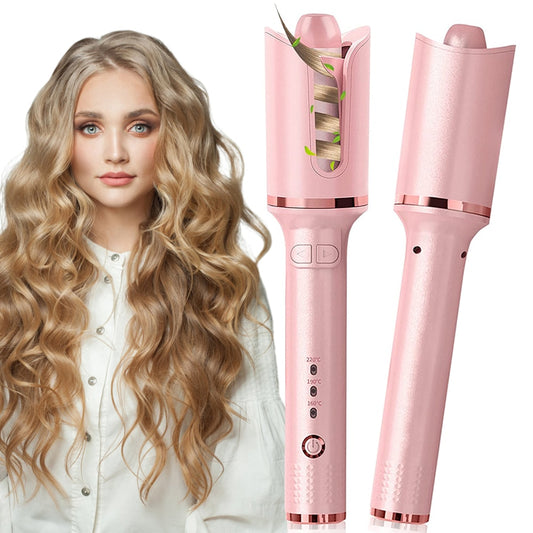 Professional Hair Curler Automatic Curling Iron Crimp Hair Waver Tongs Rotating Hair Curling Wand Air Curler Curling Hair Curls