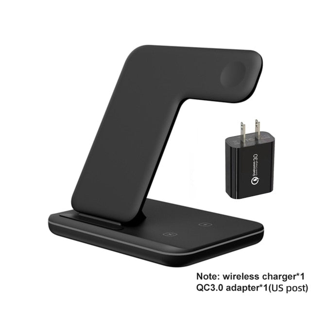 Wireless Charger Stand 15W Qi Fast Charging Dock Station for Apple Watch iWatch 7 AirPods Pro 2 For iPhone 13 12 XS XR X 8 Z5A