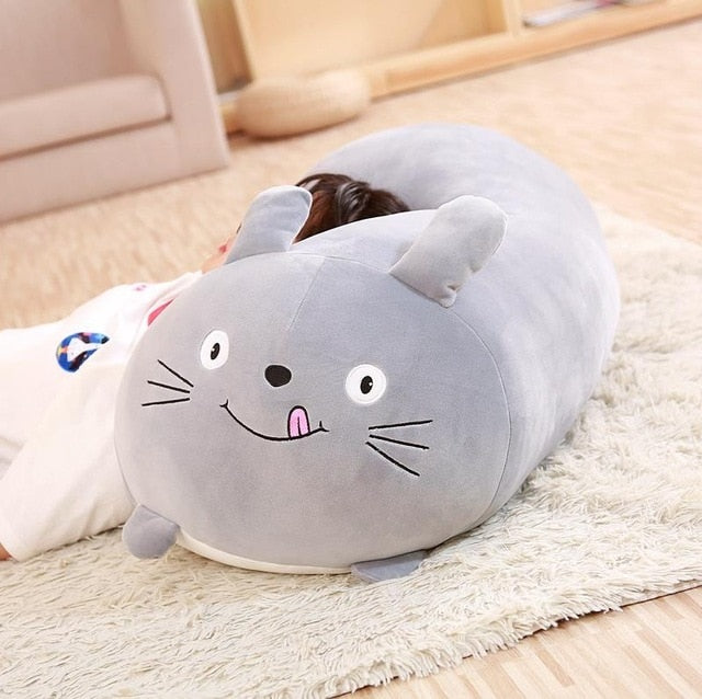 18-28CM Soft Animal Cartoon Pillow Cushion Cute Fat Dog Cat Totoro Penguin Pig Frog Plush Toy Stuffed Lovely kids Birthyday Gift