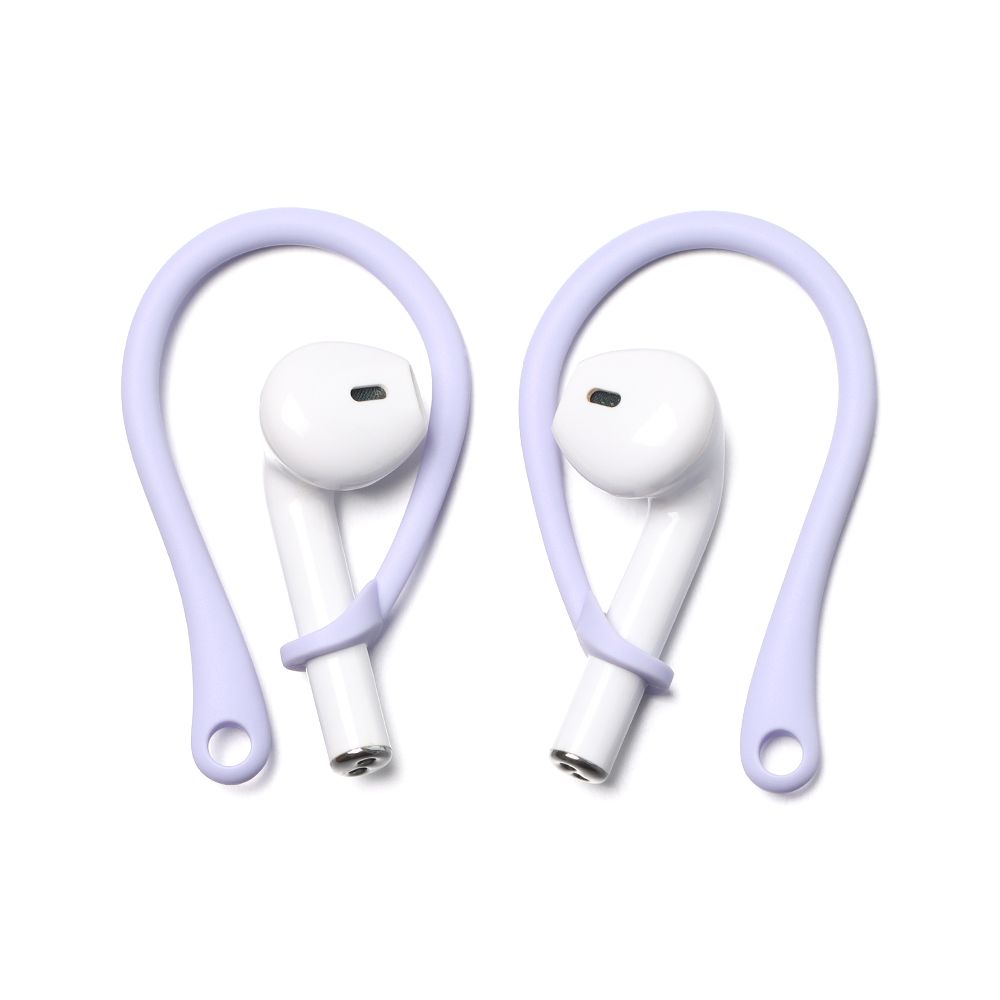 1Pair Anti-lost Earhook Eartips Secure Fit Silicone Wireless Earphone Protective Accessories Holders For Apple AirPods 1 2 3 Pro