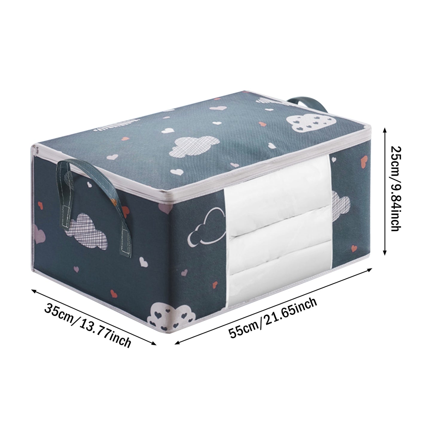 Clothes organizer Foldable Comforter Storage Bag Household Clothing Storage Box Dustproof Quilt Storage bolsas de almacenamiento